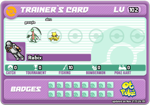 Rabix Card otPokemon.com