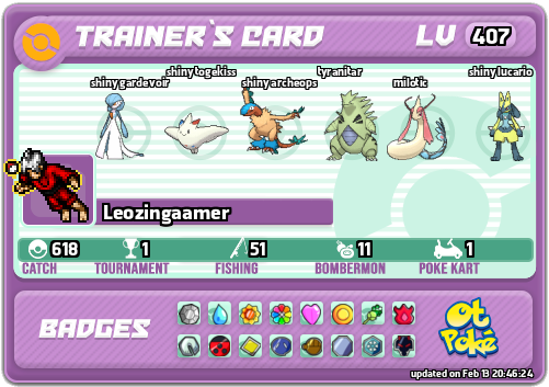 Leozingaamer Card otPokemon.com