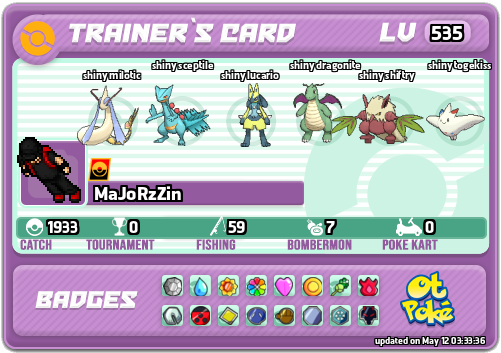 MaJoRzZin Card otPokemon.com