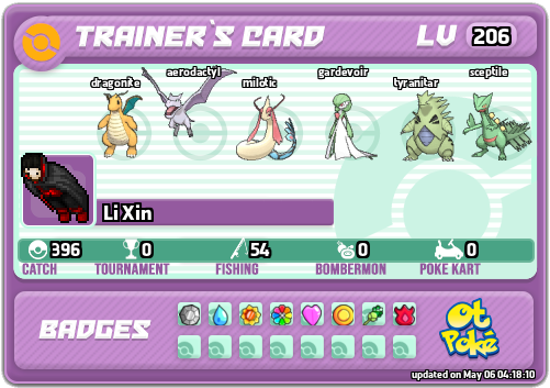 Li Xin Card otPokemon.com