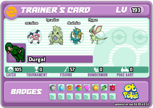 Durgal Card otPokemon.com