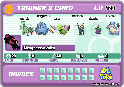 Aimgreenavolta Card otPokemon.com