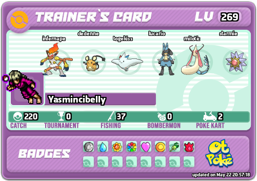 Yasmincibelly Card otPokemon.com