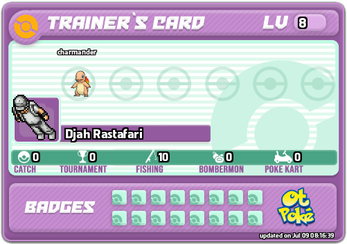Djah Rastafari Card otPokemon.com