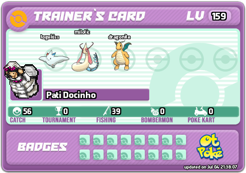 Pati Docinho Card otPokemon.com
