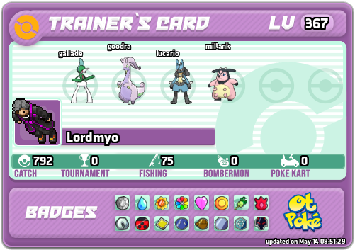 Lordmyo Card otPokemon.com