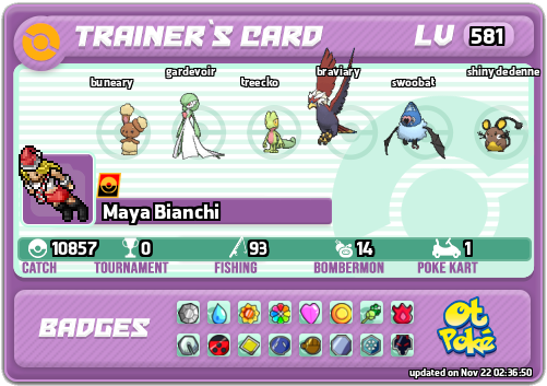 [Tutora] Maya Bianchi Card otPokemon.com