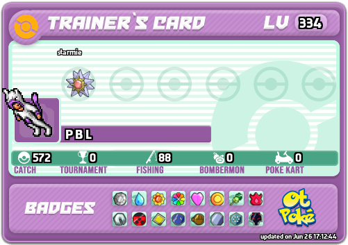 P B L Card otPokemon.com