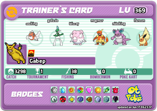 Gabep Card otPokemon.com