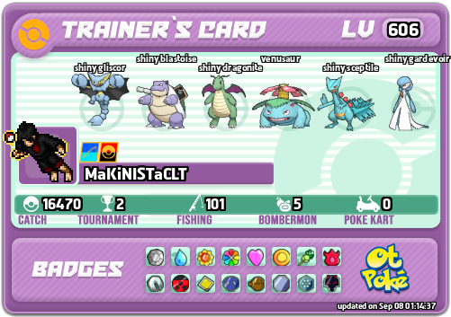 MaKiNISTaCLT Card otPokemon.com