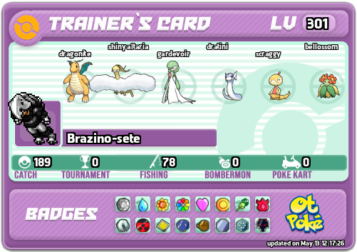 Brazino-sete Card otPokemon.com