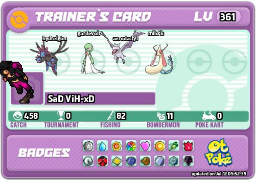 SaD ViH-xD Card otPokemon.com