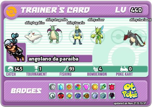 angolano da paraiba Card otPokemon.com