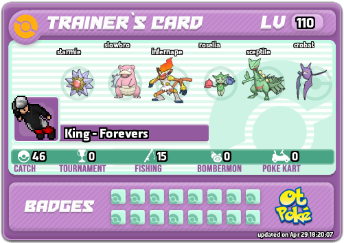 King - Forevers Card otPokemon.com