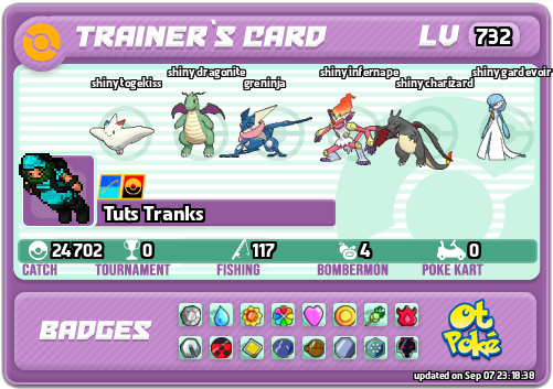 Tuts Tranks Card otPokemon.com