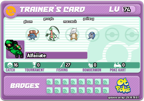 Alfaiiate Card otPokemon.com