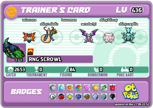 RNG SCROWL Card otPokemon.com