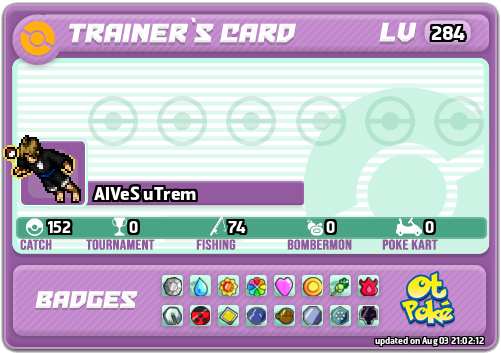 AlVeS uTrem Card otPokemon.com