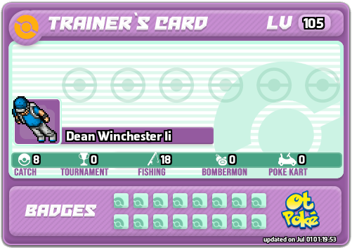 Dean Winchester Ii Card otPokemon.com