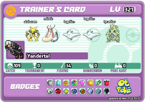 Yandertal Card otPokemon.com