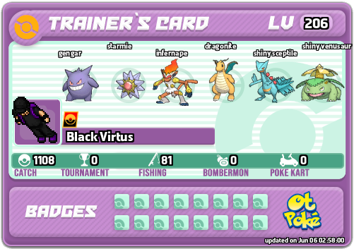 Black Virtus Card otPokemon.com