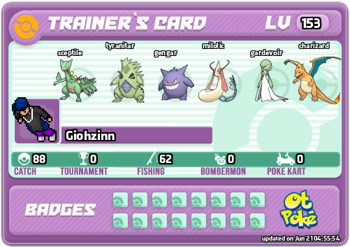 Giohzinn Card otPokemon.com