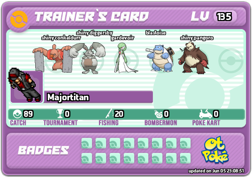 Majortitan Card otPokemon.com
