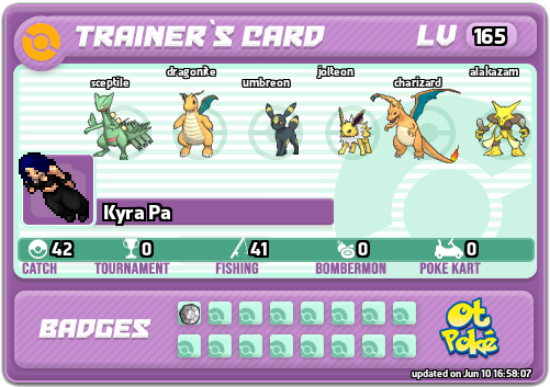 Kyra Pa Card otPokemon.com