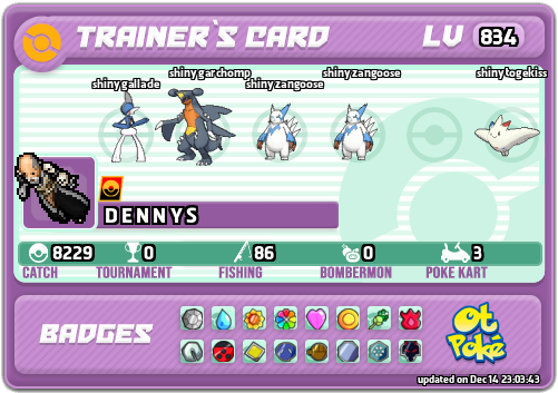 D E N N Y S Card otPokemon.com