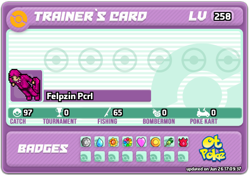 Felpzin Pcrl Card otPokemon.com