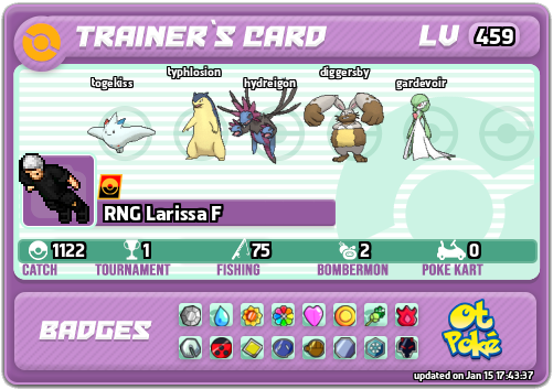 RNG Larissa F Card otPokemon.com