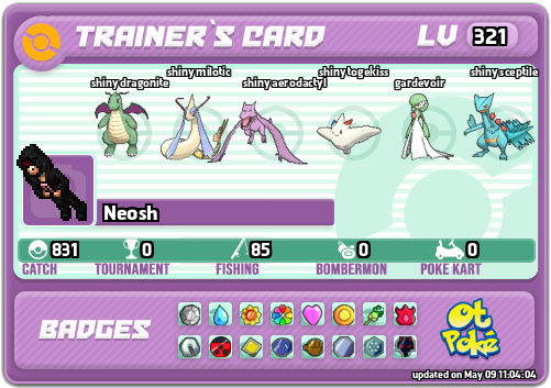 Neosh Card otPokemon.com