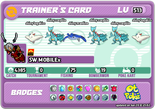 SW MOBILEx Card otPokemon.com