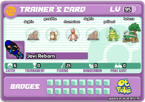 Jovi Reborn Card otPokemon.com