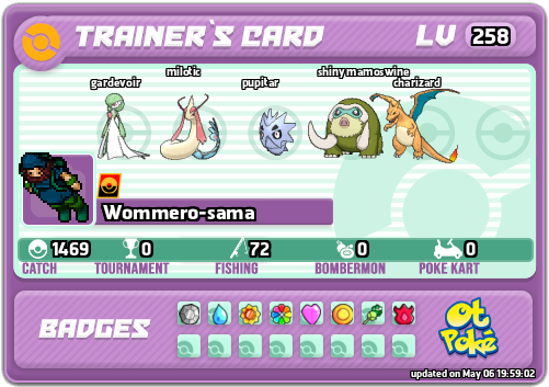 Wommero-sama Card otPokemon.com