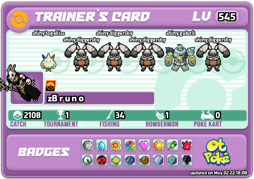 zB r u n o Card otPokemon.com
