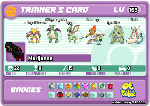 Marijanne Card otPokemon.com