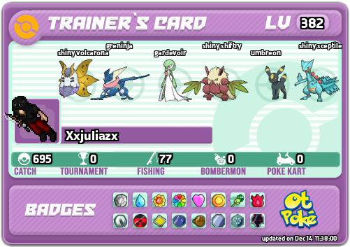 Xxjuliazx Card otPokemon.com