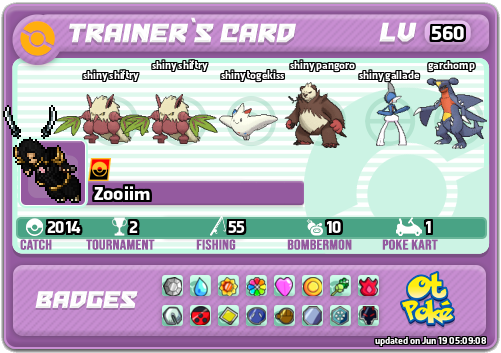 Zooiim Card otPokemon.com