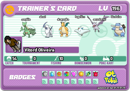 Vitord Oliveira Card otPokemon.com