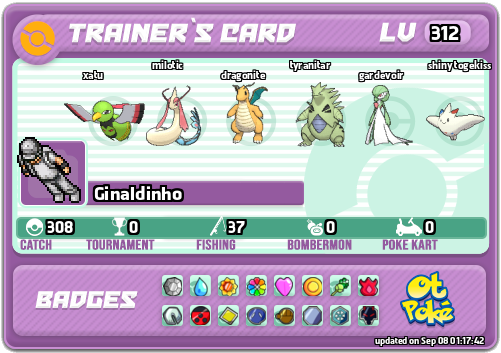 Ginaldinho Card otPokemon.com