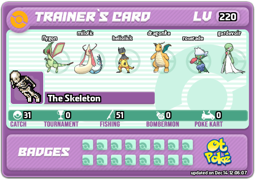 The Skeleton Card otPokemon.com