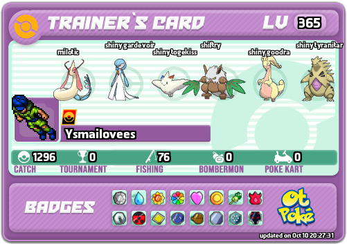 Ysmailovees Card otPokemon.com