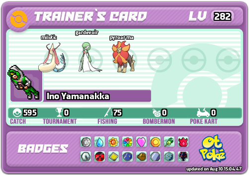 Ino Yamanakka Card otPokemon.com