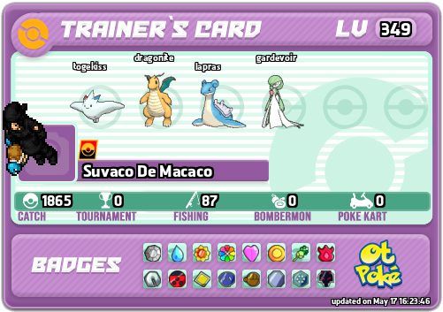 Suvaco De Macaco Card otPokemon.com