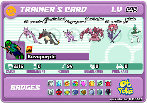 Kovupurple Card otPokemon.com