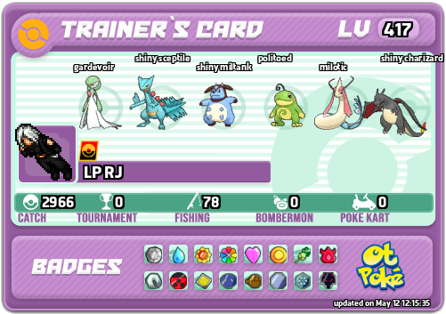 LP RJ Card otPokemon.com