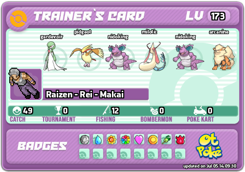 Raizen - Rei - Makai Card otPokemon.com