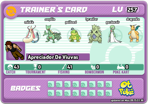 Apreciador De Viuvas Card otPokemon.com
