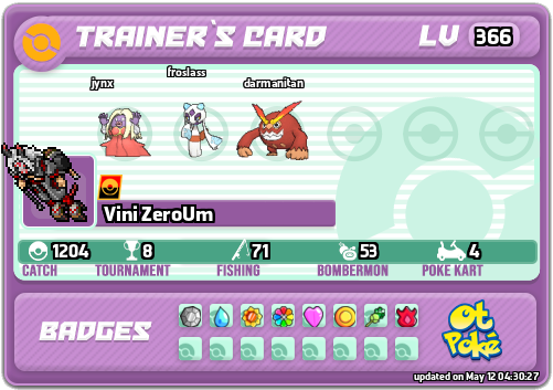 Vini ZeroUm Card otPokemon.com